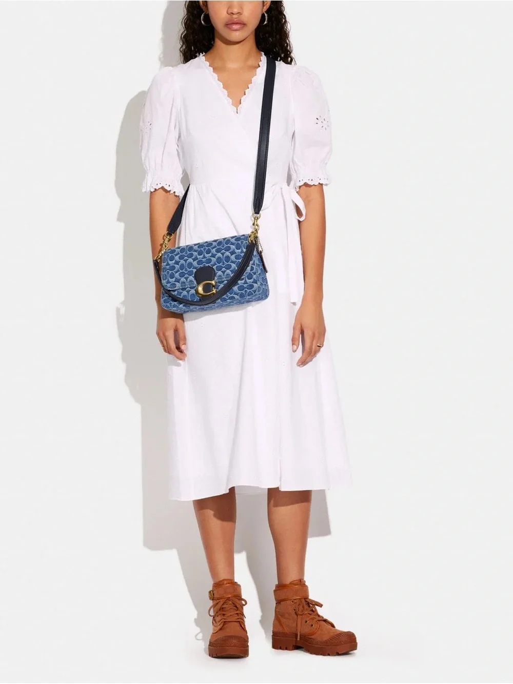 Coach Soft Tabby Shoulder Bag In Signature Denim - Picture 12 of 12